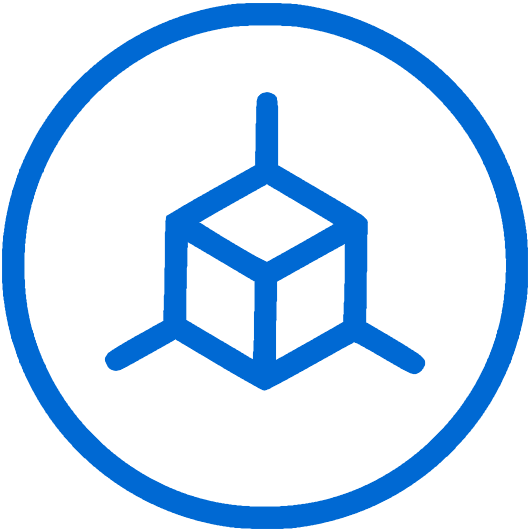 Total Area - Blockchain Logo Vector Transparent (530x532)