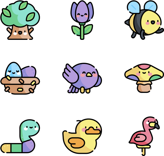 Spring - Cartoon (600x564)