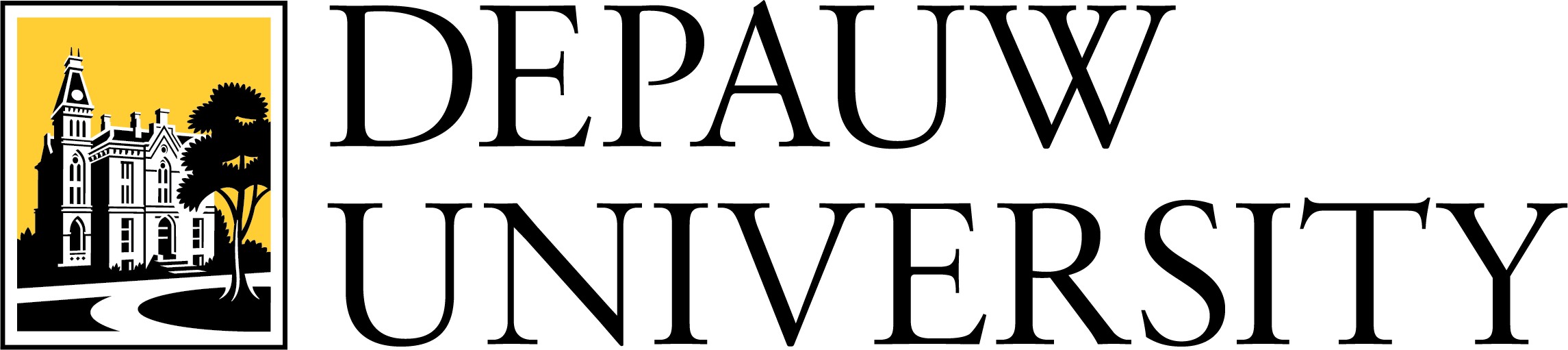 Depauw University Logo (2291x511)