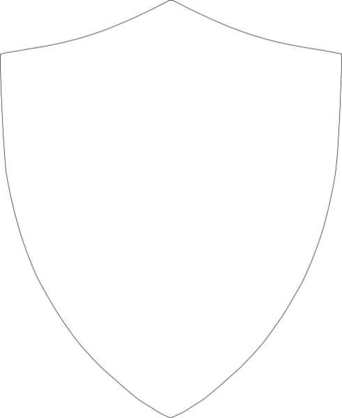 White Shield Black Background (491x600)