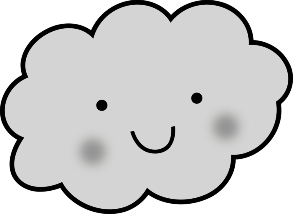 Cute Rain Clip Art (990x724)