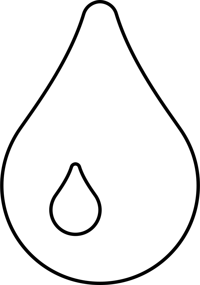Oil Drop Comments - Line Art (686x980)