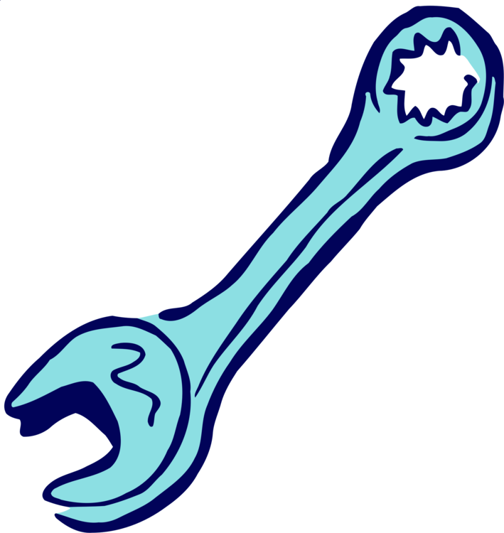 Hand Tool Spanners Adjustable Spanner Computer Icons - Spanner Clipart (709x750)