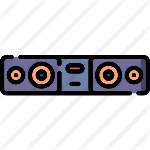 Sound Bar Free Icon - Circle (512x512)
