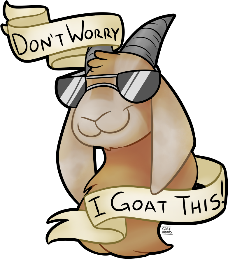 Don't Worry - Cartoon (1000x1000)