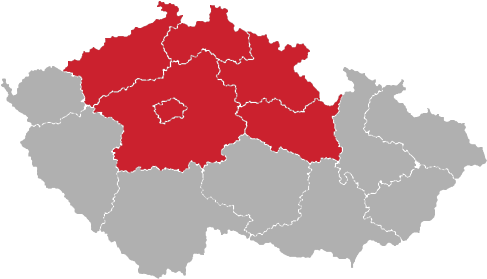 Mapa Distribuce - Czech Republic (500x293)