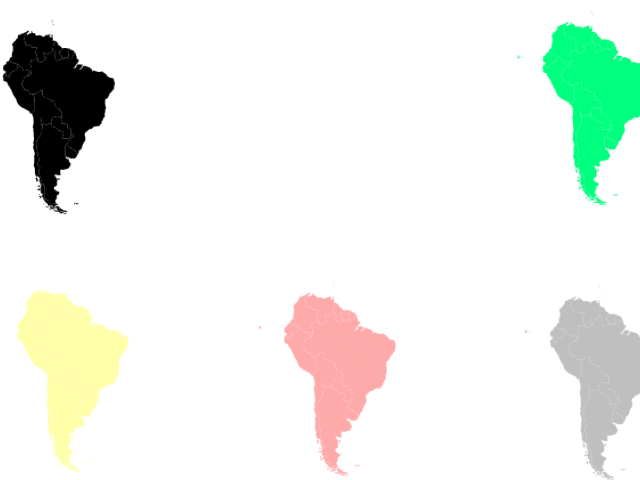 America Clipart Small - Map (640x480)