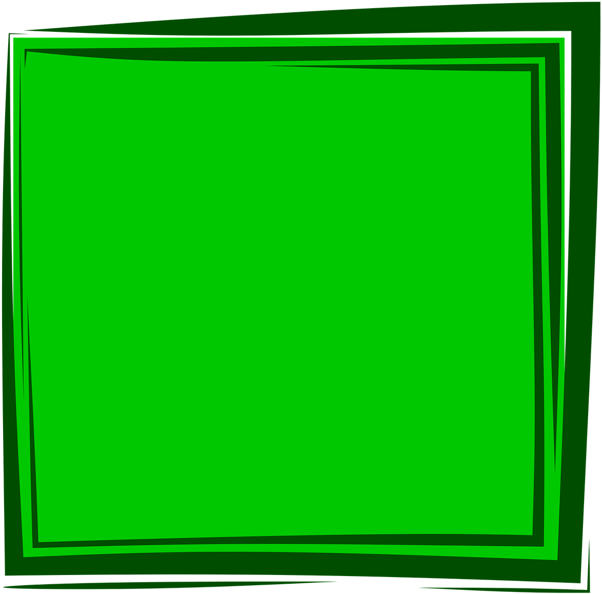 Green Frame Frame Background - Cornice Verde (1280x1280)