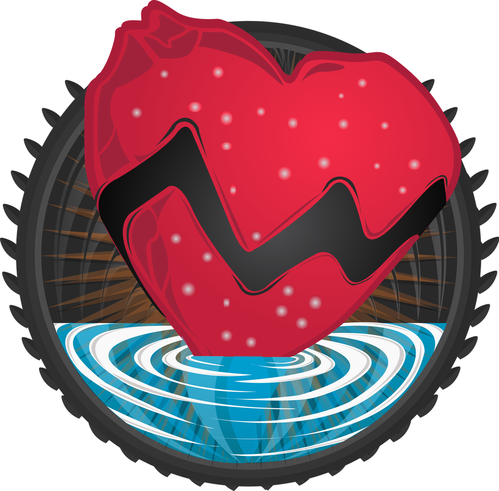 Floating Heart Vector By Mindinterface Floating Heart - Lamela Za Vitlo (1024x1007)