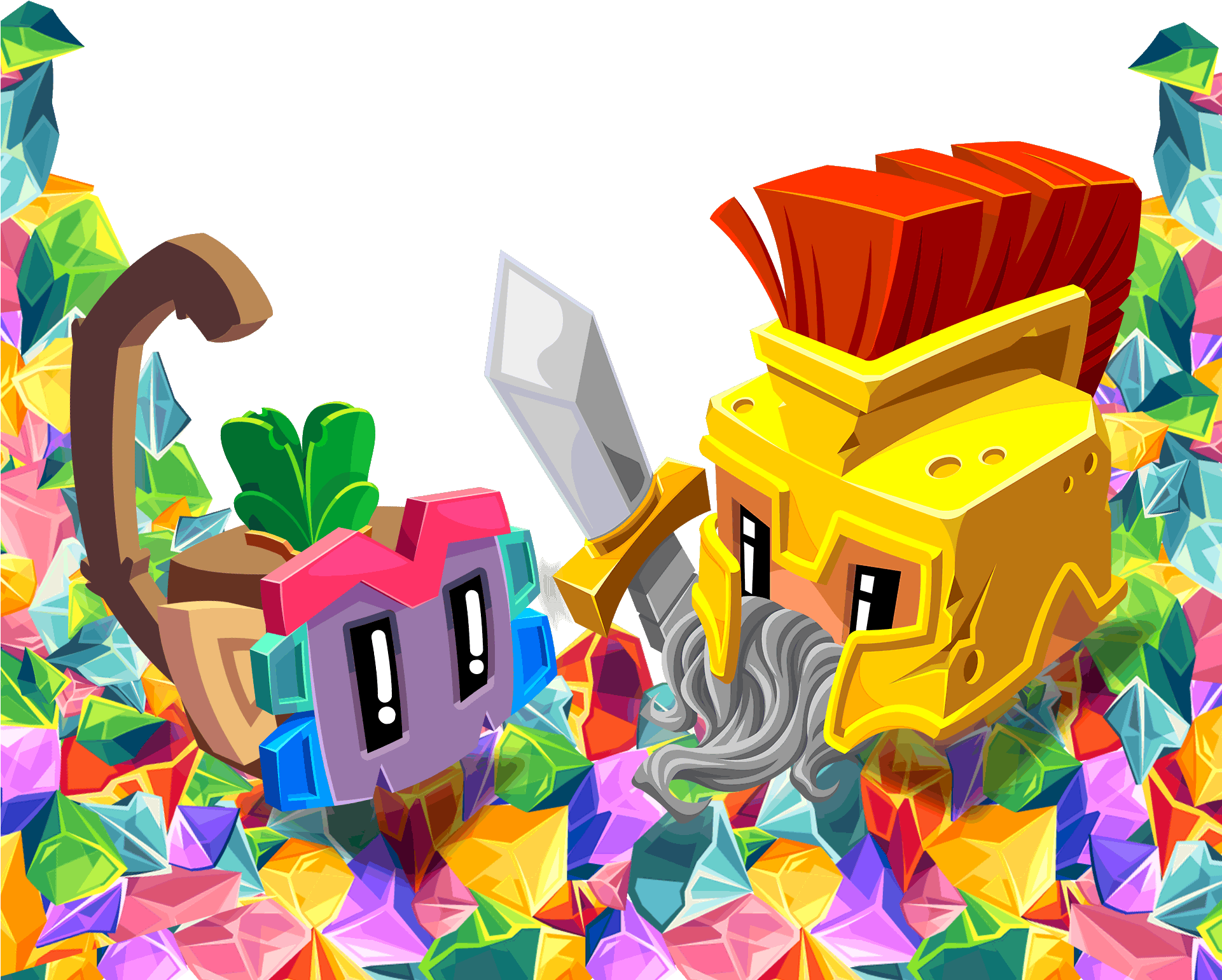 Follow Jungle Cubes - Illustration (1920x1920)