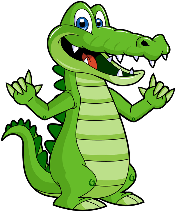 Crocodile Clipart (639x751)