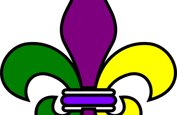 Fleur De Lis Clip Art (570x372)