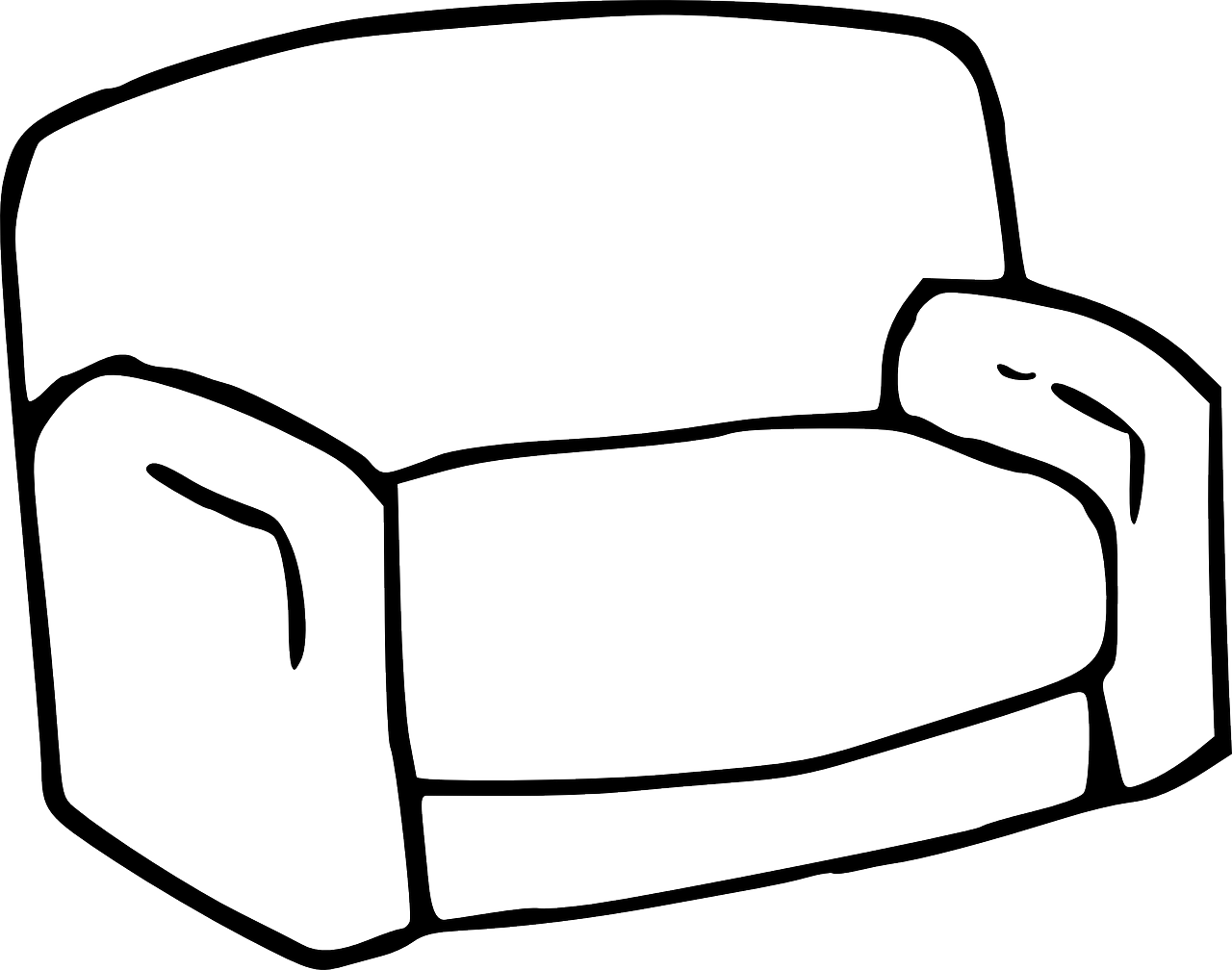 Vector Graphics - Sofa Clipart (1280x1008)