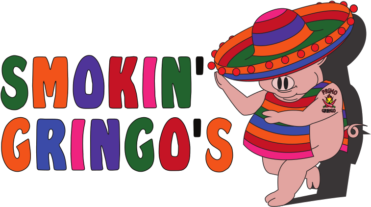 Smokin' Gringos Bbq - Cartoon (800x549)