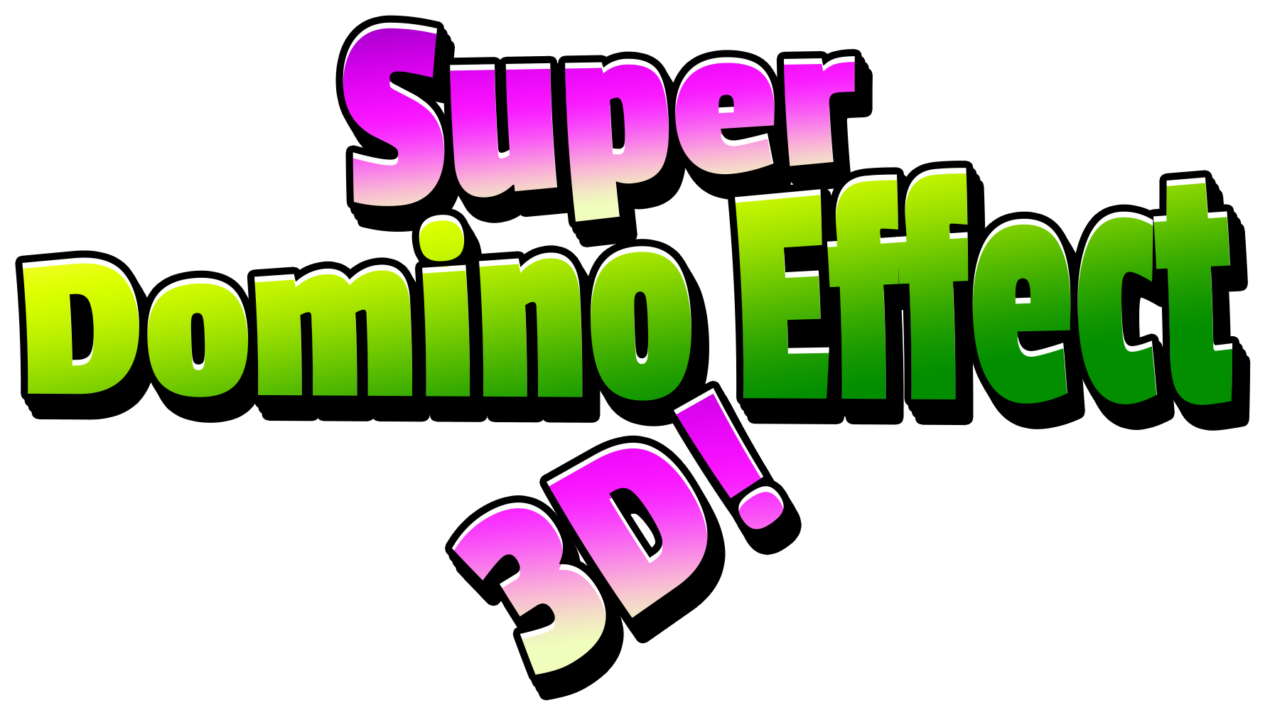 Super Domino Effect 3d - Graphic Design (1920x1080)