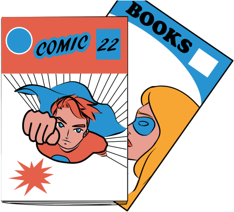 Comic Clipart Information Book - Starburst Shape (640x480)