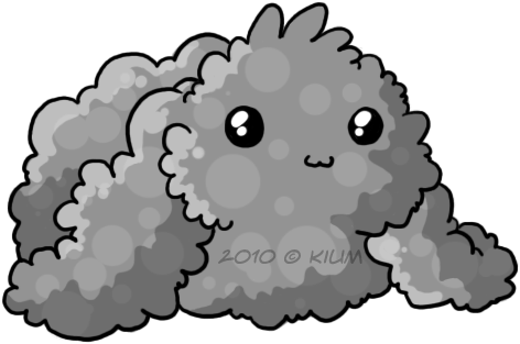 Dust Bunny Clip Art (500x500)