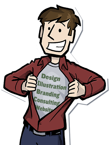 Cartoon Hero Image - Cartoon (375x500)