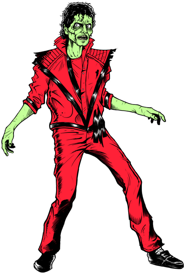 Michael Jackson Drawing Thriller (1024x1024)