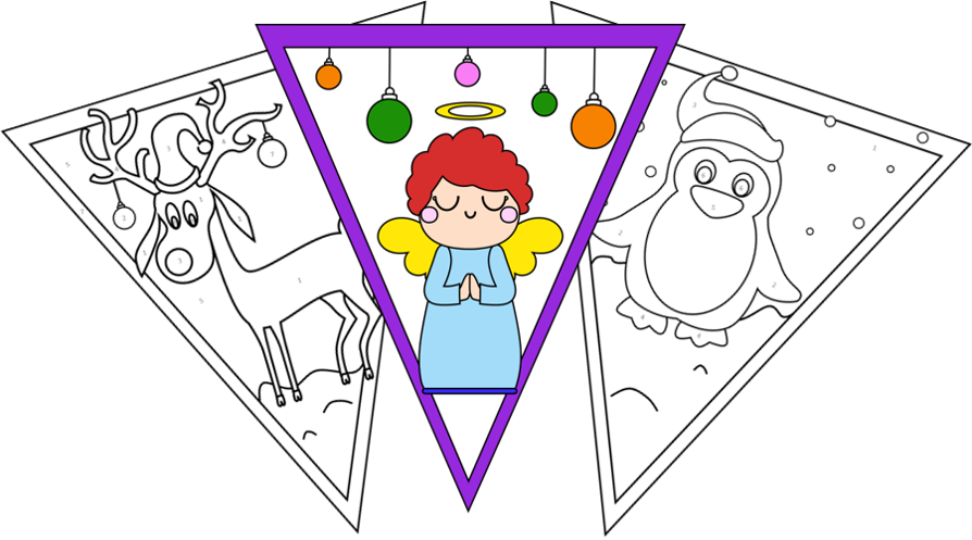 English Bunting - Cartoon (894x497)