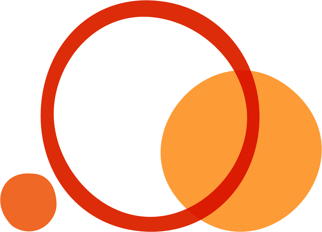Abstract Illustration Using Orange Circles - Circle (1200x800)