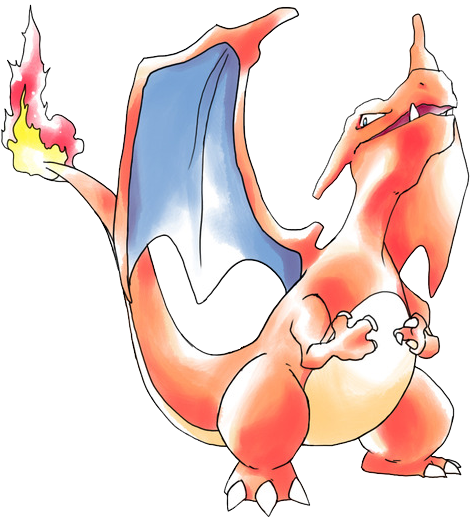 Pokemon - Charizard Pokemon Red (500x531)