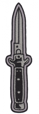 Kustom Kreeps Switchblade Patch - Embroidered Patch (400x400)