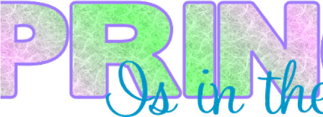 Word Clipart Spring - Graphic Design (640x480)