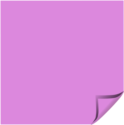 Sticky Note Purple Folded Corner - Flag (958x1355)