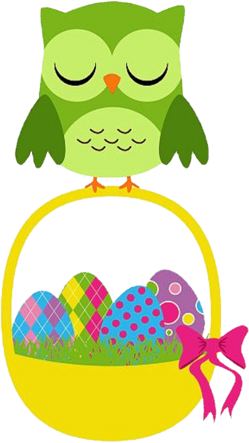 Happy Easter With Owls (514x913)