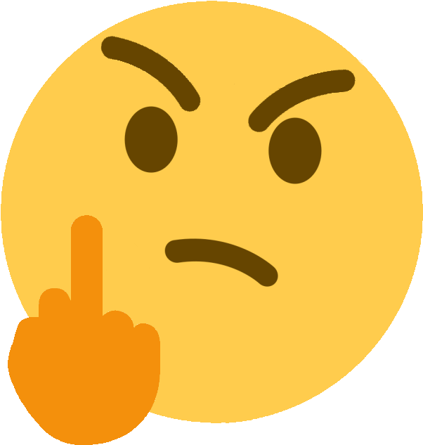 Thonk Emoji Transparent - Smiley (677x677)