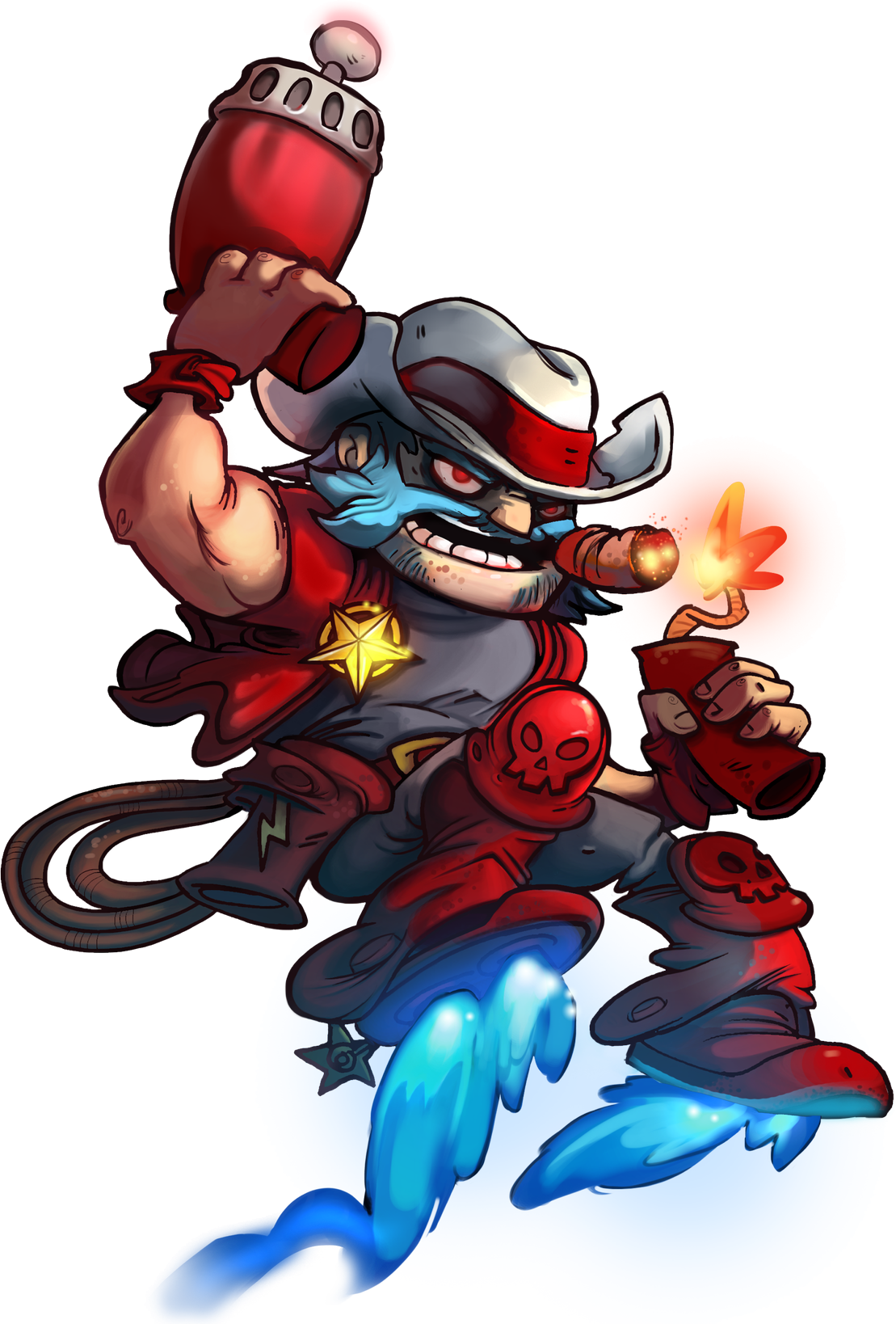 Awesomenauts Png (1109x1638)