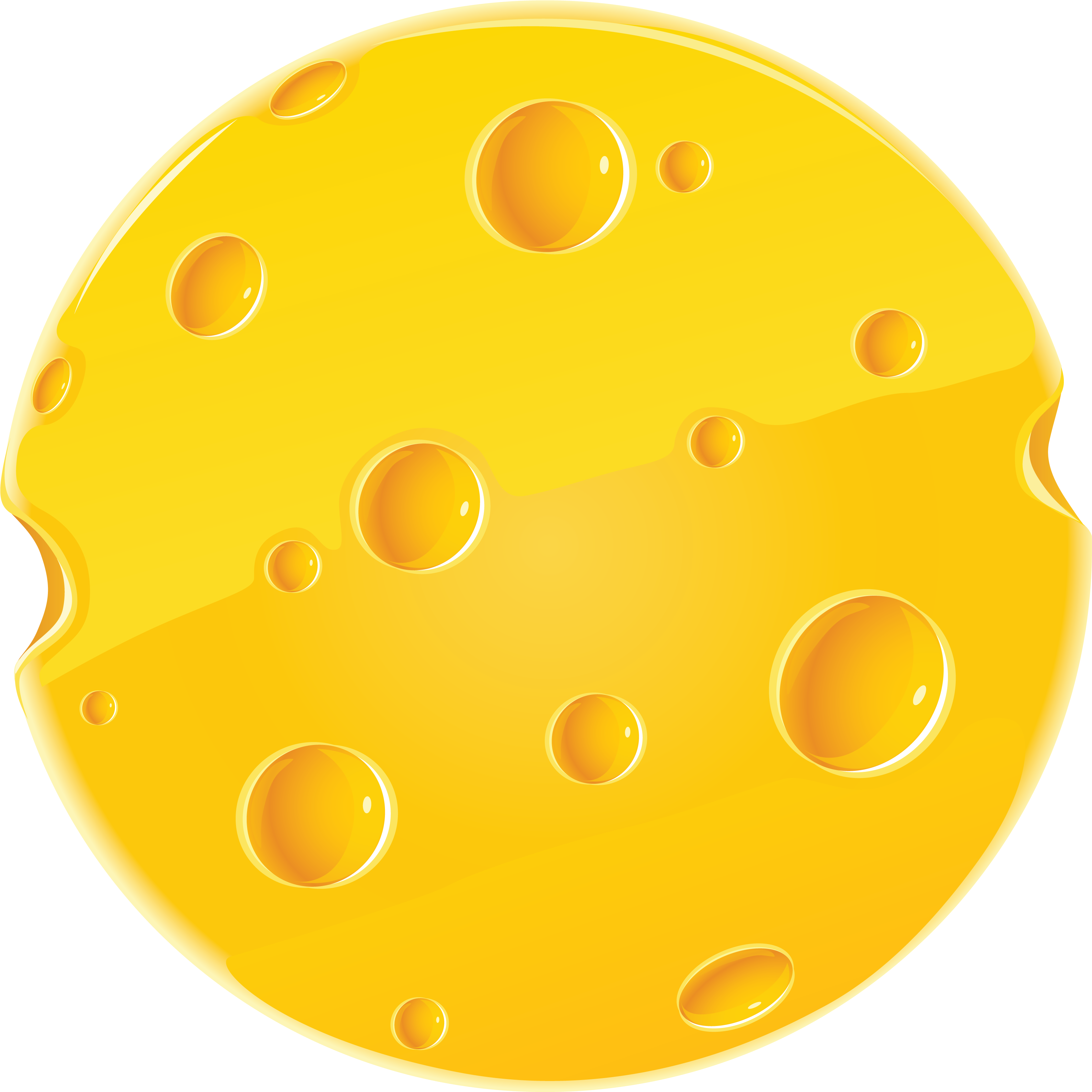 Cheese Clipart Circle - Cheese (3500x3500)