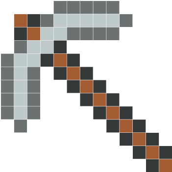 Minecraft Diamond Pickaxe Png (350x450)
