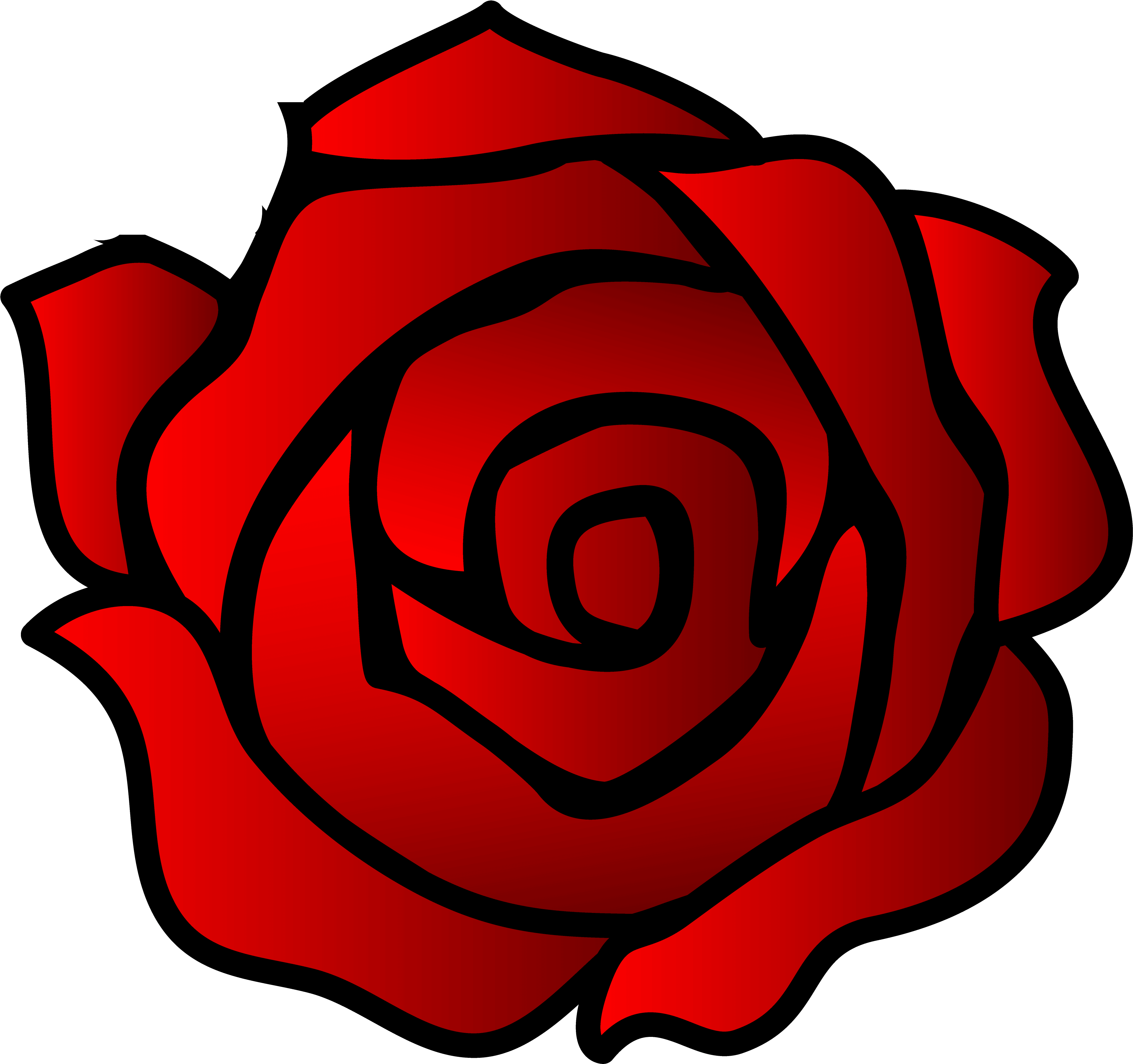 About Third Eye - Cartoon Rose (3856x3623)