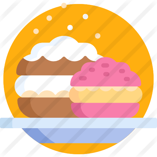 Creampuff Free Icon - Cupcake (512x512)