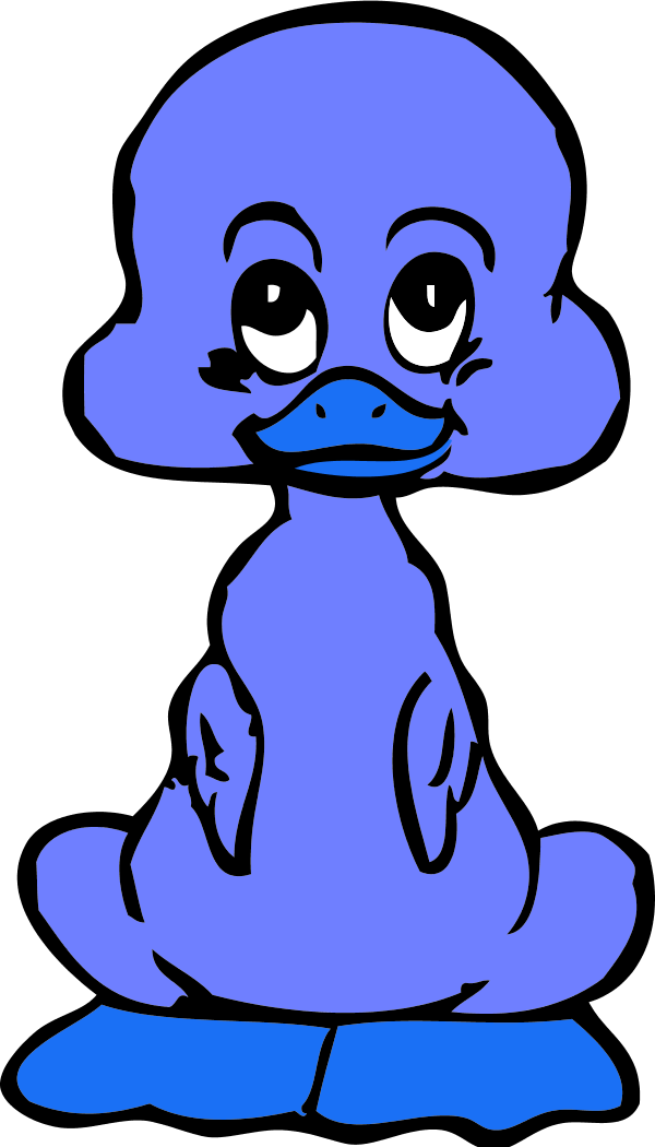 Vector Clip Art - Duck Clip Art (600x1050)