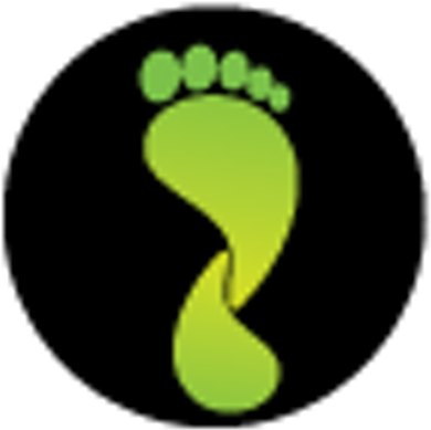 Monster Foot Print - Circle (400x400)