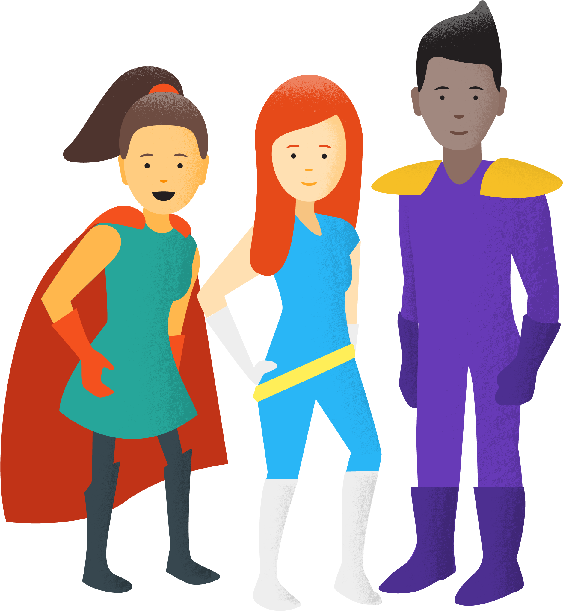 Heroes - Cartoon (3125x2374)