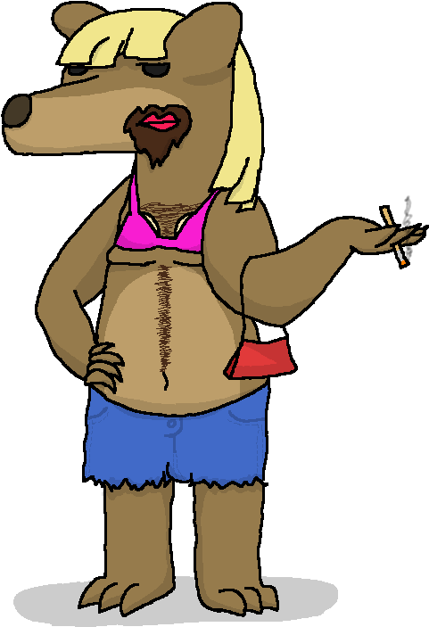 Bear Trap By Jptoony - Cartoon (600x800)