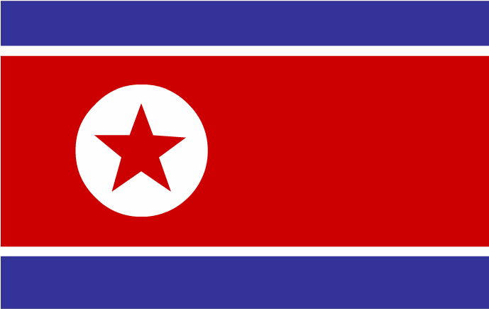 North Korea Flag Small (880x880)