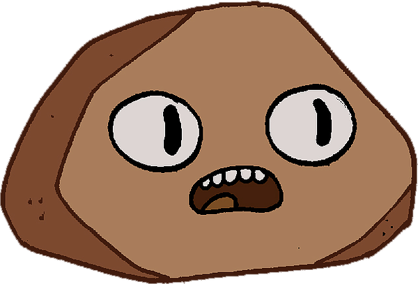 Brownstone - Cartoon Rock No Background (600x407)