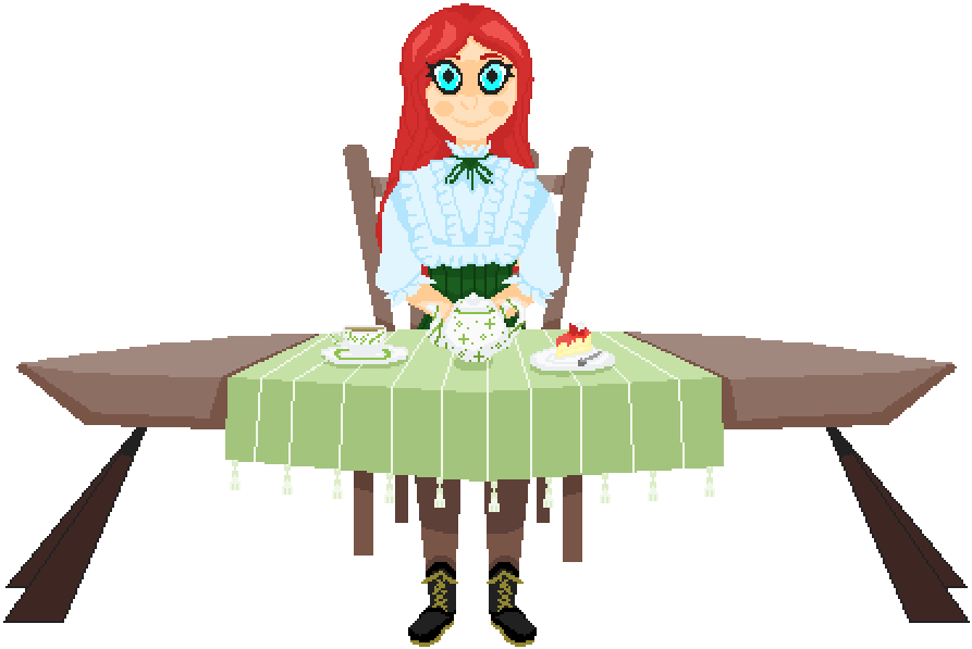Tea Time - Illustration (1000x1000)