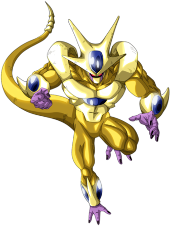 Click Here To See Golden Cooler Https - Dragon Ball Z Golden Cooler (349x467)