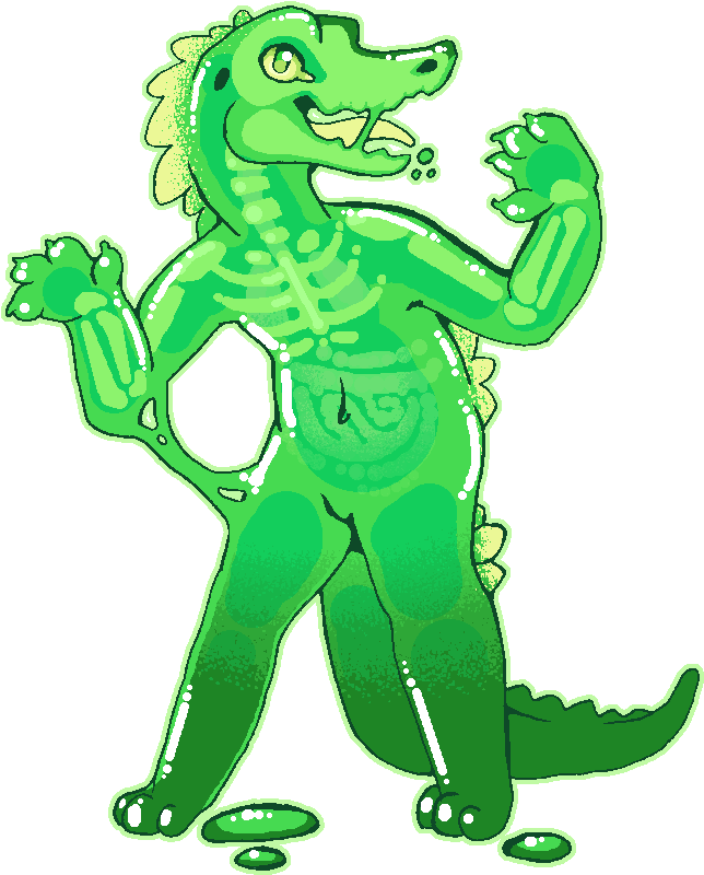 Lime Jello - Cartoon (735x891)