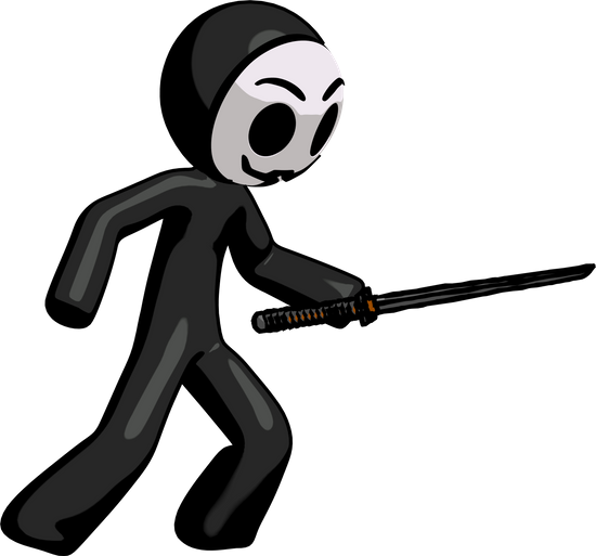Figure With Katana - Katana (550x513)