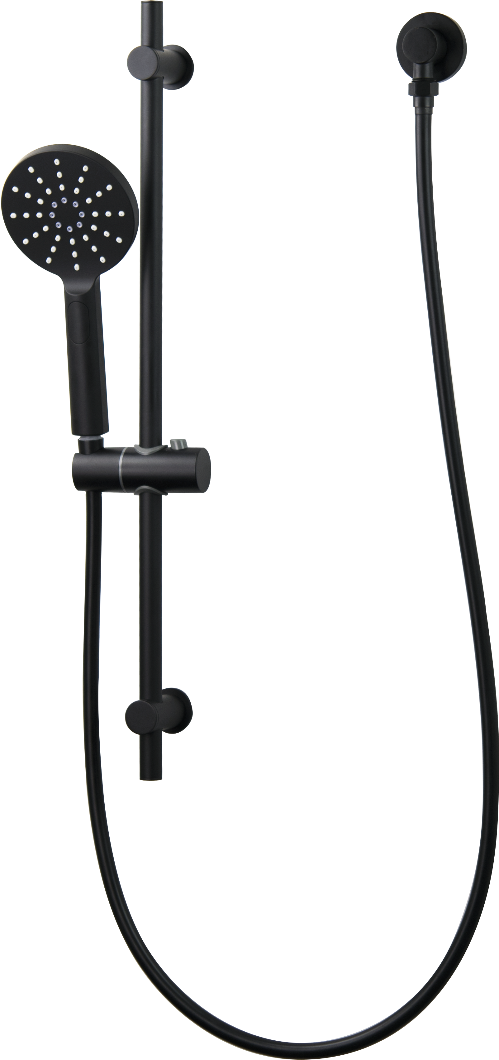 Round Rail Shower Set - Shower Head (1719x3567)