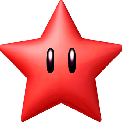 Red Stars - Super Mario Red Star (400x400)
