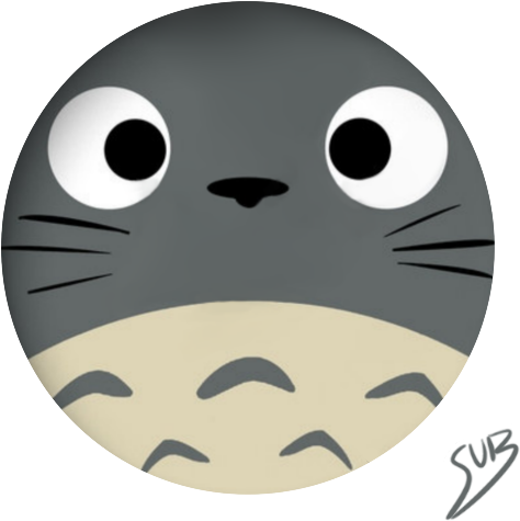 Totoro - Anime Clocks (500x500)