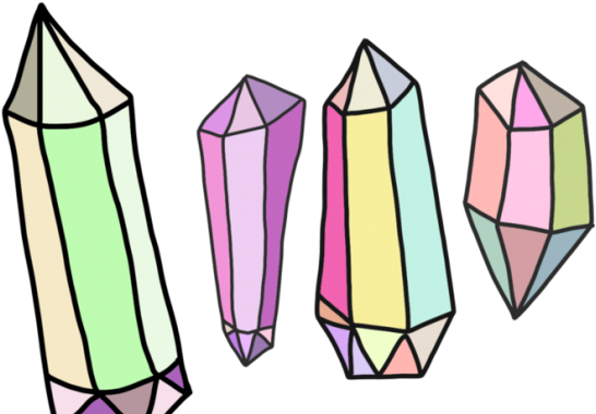 Drawn Crystals Transparent - Drawn Crystals Transparent (640x480)